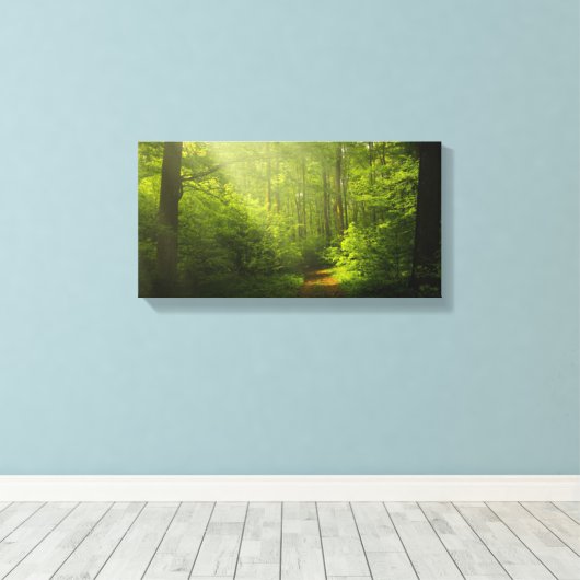 natuurlijke canvasverf canvas afdruk (Insitu (Houten vloer))