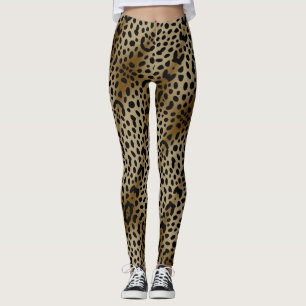 Natuurlijke Cheetah Print Leggings