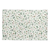 Natuurlijke Cream Natuur Kerst Kussensloop (Achterkant)