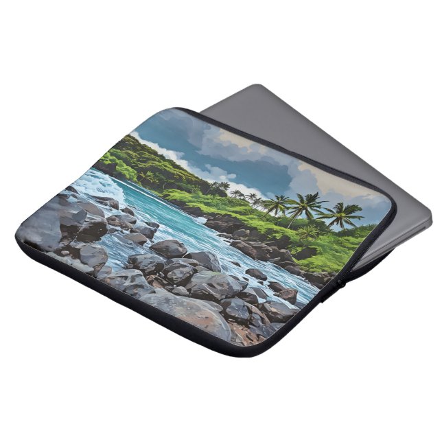 Natuurlijke decor tablet zak laptop sleeve (Voorkant top)