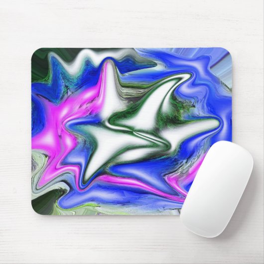 Natuurlijke diamantijs en sneeuw muismat (Met muis)