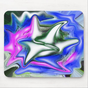 Natuurlijke diamantijs en sneeuw muismat