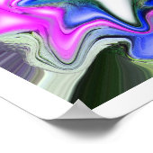 Natuurlijke diamantijs en sneeuwkunst poster (Hoek)