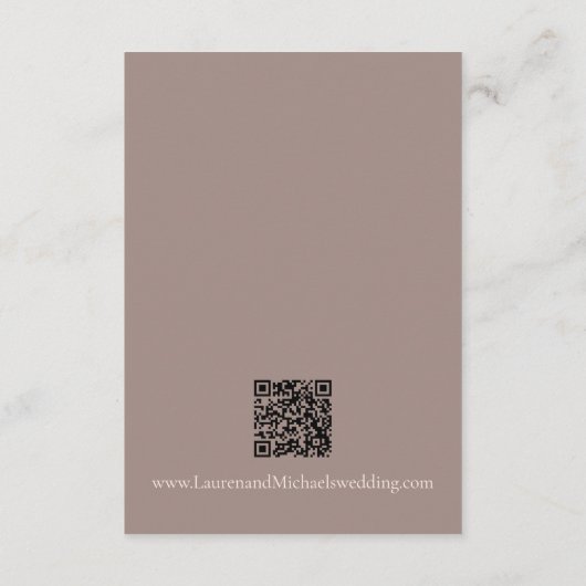 Natuurlijke Elegante Strand Schelp Omheining Kaart (Achterkant)