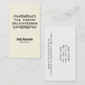 Natuurlijke elementen | Delicatessen 2 Visitekaartje (Voorkant / Achterkant)