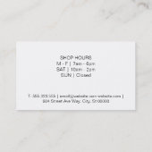 Natuurlijke elementen | Delicatessen 2 Visitekaartje (Achterkant)