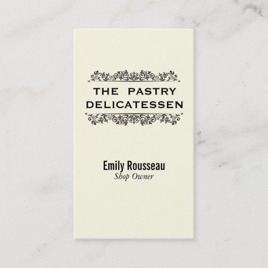 Natuurlijke elementen | Delicatessen 2 Visitekaartje (Voorkant)