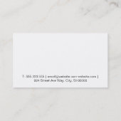 Natuurlijke elementen | Delicatessen Visitekaartje (Achterkant)