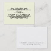 Natuurlijke Elementen | Delicatessen Visitekaartje (Voorkant / Achterkant)