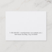 Natuurlijke Elementen | Delicatessen Visitekaartje (Achterkant)