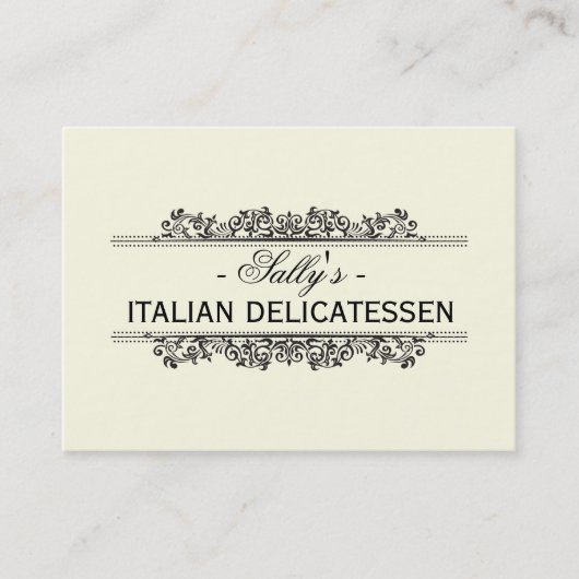 Natuurlijke Elementen | Delicatessen Visitekaartje (Voorkant)