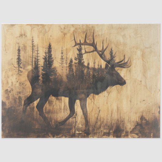 Natuurlijke Elk Tissuepapier (Voorkant)