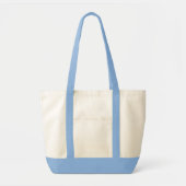 Natuurlijke en Lichtblauwe Impulse Tote Tas (Voorkant)