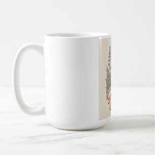 Natuurlijke Essentie Vintage Botanische Wilde Bloe Koffiemok