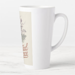 Natuurlijke Essentie Vintage Botanische Wilde Bloe Latte Mok