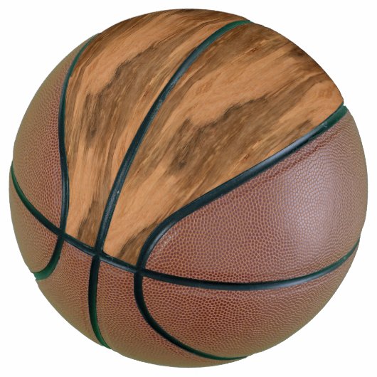Natuurlijke Eucalyptus Hood Graan Kijk uit Mini Basketbal (Schuin)