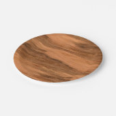 Natuurlijke Eucalyptus Hood Graan Kijk uit Papieren Bordje (Gekanteld)