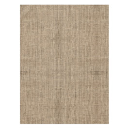 natuurlijke faux brown burlap tafelkleed