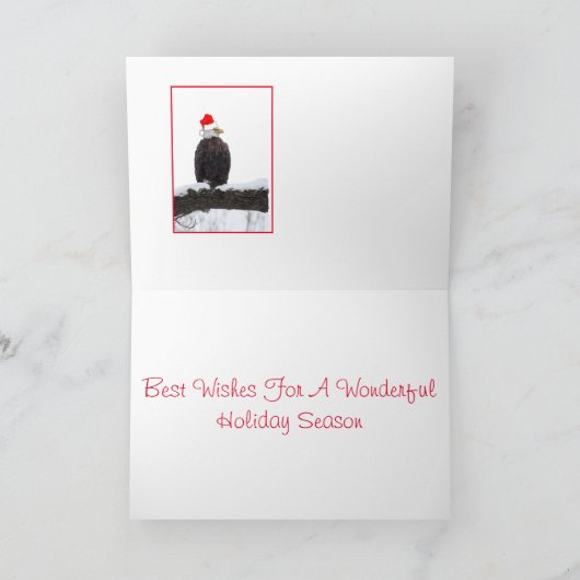 Natuurlijke feestdag feestdagen kaart (Binnen)