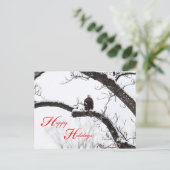 Natuurlijke feestdag feestdagenkaart (Staand voorkant)