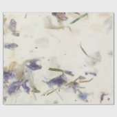 Natuurlijke Floral Grass Mint Earth Iris Mulberry  Cadeaupapier (Vlak)