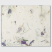 Natuurlijke Floral Grunge Shabby Earth Grass Mulbe Cadeaupapier (Vlak)