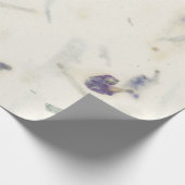 Natuurlijke Floral Grunge Shabby Earth Grass Mulbe Cadeaupapier (Hoek)