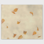 Natuurlijke Floral Grungy Earth Poppes Petals Mulb Cadeaupapier (Vlak)