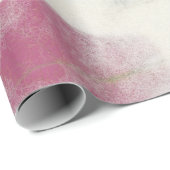 Natuurlijke Floral Grungy Shabby Earth Rozen Mulbe Cadeaupapier (Rol Hoek)