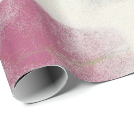 Natuurlijke Floral Grungy Shabby Earth Rozen Mulbe Cadeaupapier (Rol Hoek)