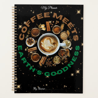Natuurlijke Focus – Koffie Ontmoet Aardse Goedheid Planner