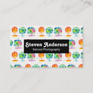 Natuurlijke fotografie   WATERVERF Visitekaartje