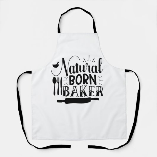 Natuurlijke geboren bakker schort (Voorkant)