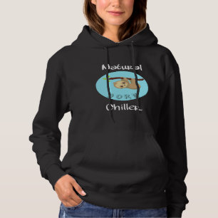 Natuurlijke Geboren Chiller Lazy Schattige Sloth B Hoodie