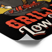 Natuurlijke Geboren Griller Lage & Slow BBQ Poster (Hoek)