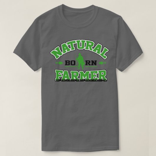 Natuurlijke geboren landbouwer t-shirt (Design voorkant)