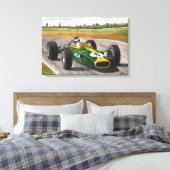 Natuurlijke geboren racer canvas afdruk (Insitu (Slaapkamer))
