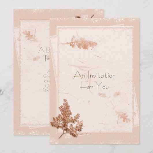 Natuurlijke gedrukkende klep Aangepast uitzien Kaart (Voorkant / Achterkant)