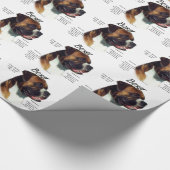 Natuurlijke gekleurde bokser Maak kennis met het r Cadeaupapier (Hoek)