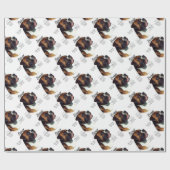 Natuurlijke gekleurde bokser Maak kennis met het r Cadeaupapier (Vlak)