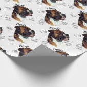 Natuurlijke gekleurde bokser Maak kennis met het r Cadeaupapier (Hoek)