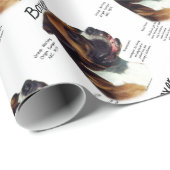 Natuurlijke gekleurde bokser Maak kennis met het r Cadeaupapier (Rol Hoek)