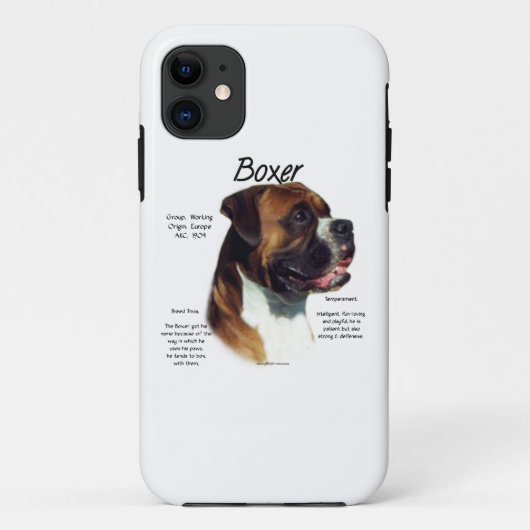 Natuurlijke gekleurde bokser Maak kennis met het r Case-Mate iPhone Case (Achterkant)