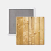 Natuurlijke geknoopte lichte houten paneelfoto magneet (Voorkant / Achterkant)