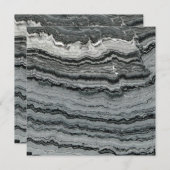 Natuurlijke gemstone zwarte witte kant (Voorkant / Achterkant)