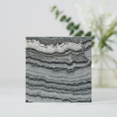 Natuurlijke gemstone zwarte witte kant (Staand voorkant)