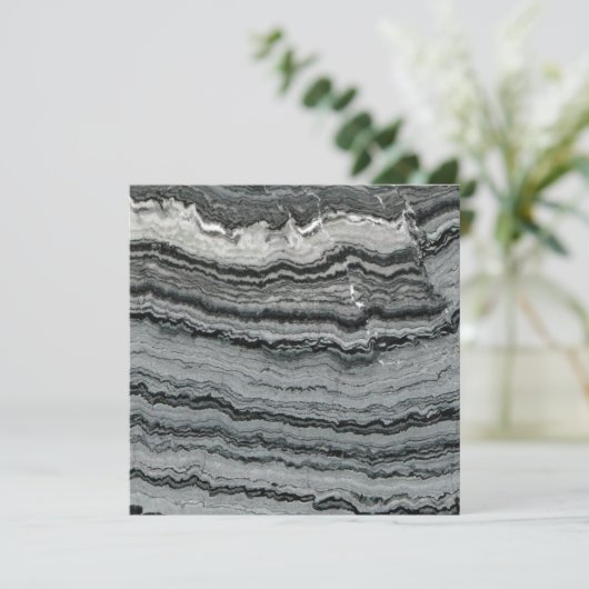 Natuurlijke gemstone zwarte witte kant (Staand voorkant)