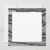 Natuurlijke gemstone zwarte witte kant (Achterkant)