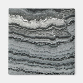 Natuurlijke gemstone zwarte witte kant magneet