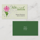 Natuurlijke geneeskunde visitekaartje (Voorkant / Achterkant)
